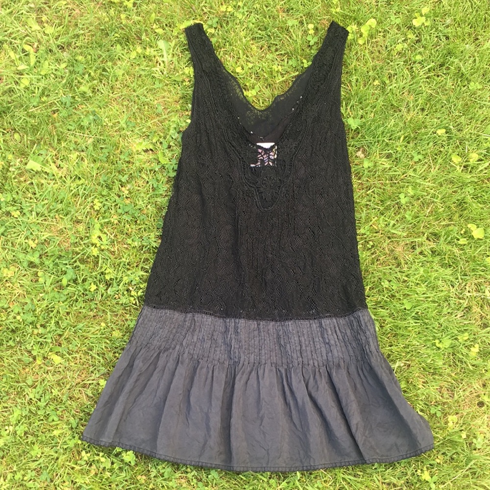 Free people deep V dress